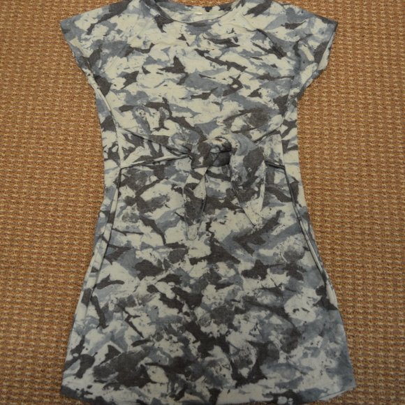 Ideology Printed Tie-Front T-Shirt Dress - Picture 1 of 2